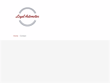 Tablet Screenshot of loyalautorepair.com